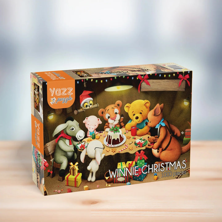 Puzzle Yazz Winnie Christmas 1000 pcs - Achat en ligne