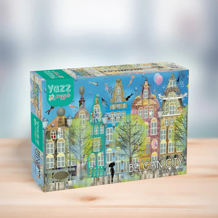 Puzzle Yazz Belgian City 1000 pcs - Achat en ligne