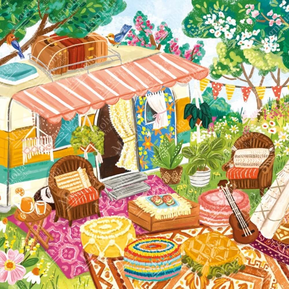 Boho Camper Magnolia Puzzles buy online | casse-tête Magnolia