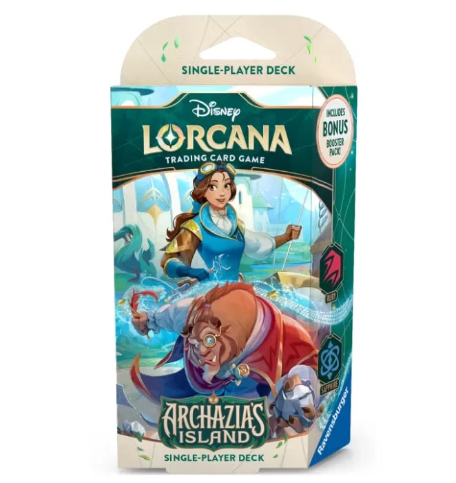 Disney Lorcana: Archazia's Island - Starter Deck (EN) - Belle /Kronk (Ruby/Sapphire)