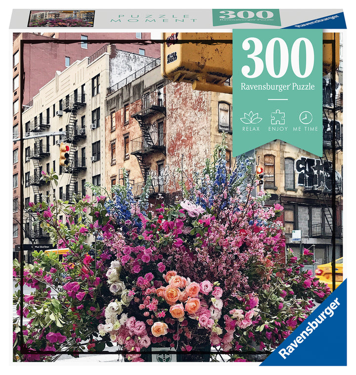 Puzzle 300 Ravensburger - Moments: Fleurs à New-York | Achat en ligne