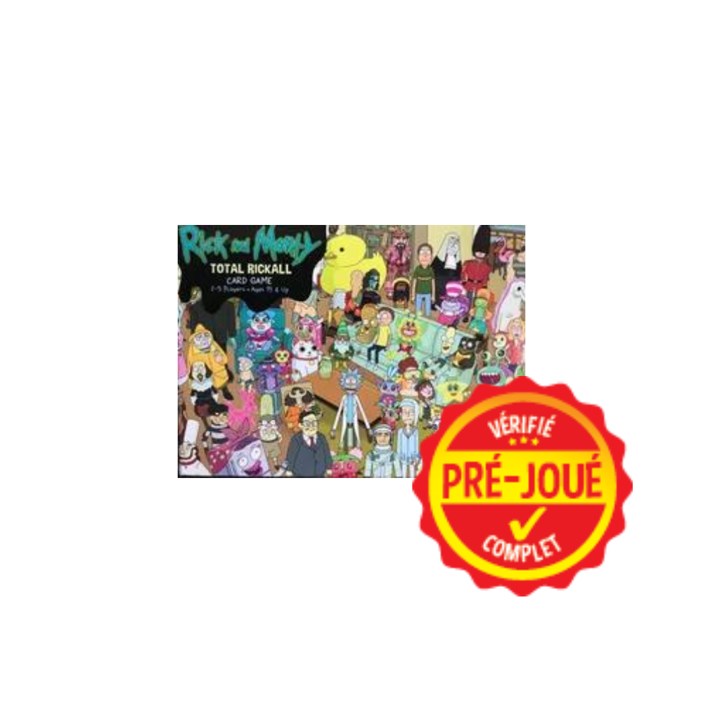 Rick and Morty Total Rickall card game (pré-joué) (EN)