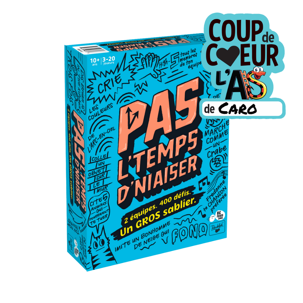 Pas l'temps d'niaiser! jeu de société de party - Achat en ligne