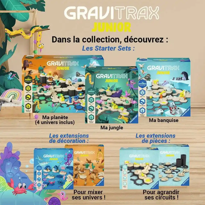 GraviTrax Junior: Kit de démarrage Ma Planète (ML)