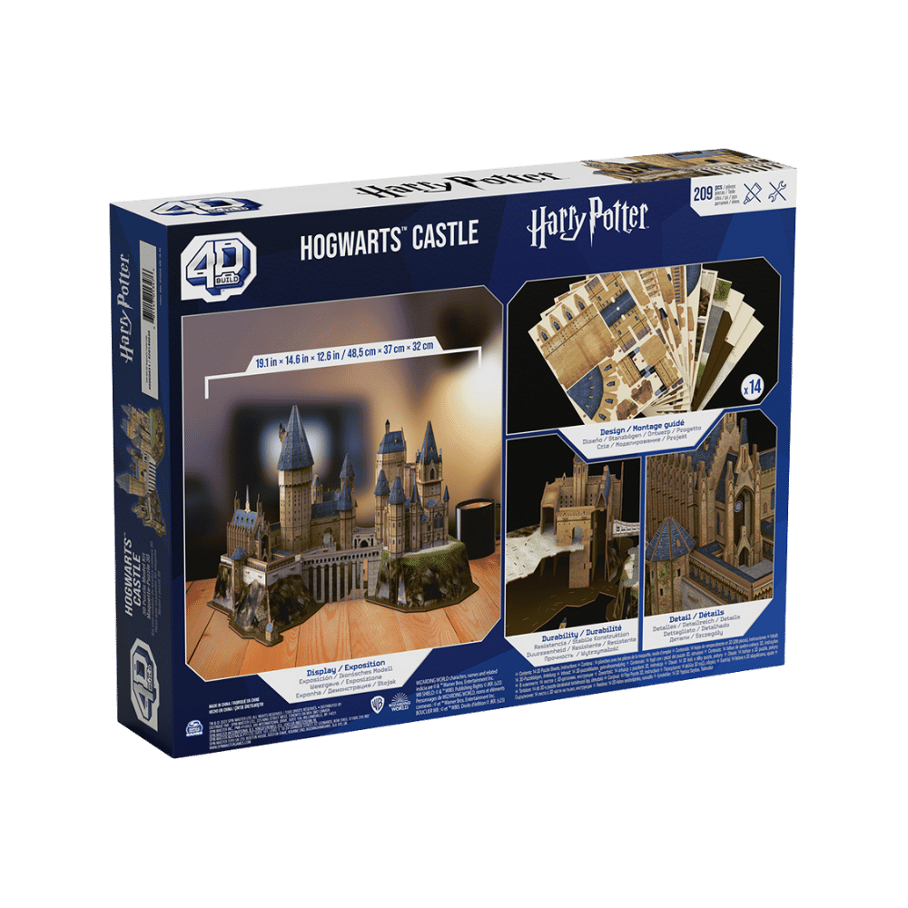 4D Build - Château de Poudlard | Hogwarts Castle (Puzzle 209 pcs)