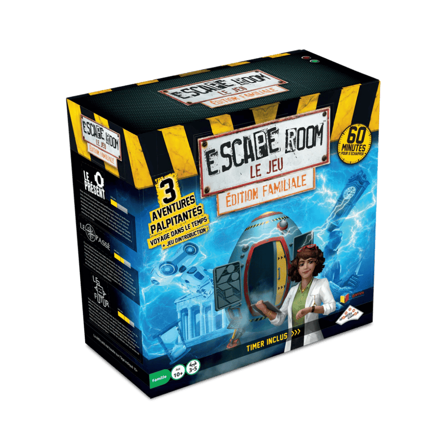 Escape Room voyage dans le temps coffret 3 jeux - L'As des jeux