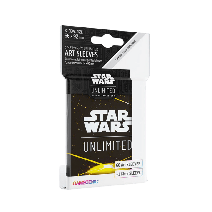 Star Wars: Unlimited - Art Sleeves: Card Back Yellow (60 + 1 clear sleeve)