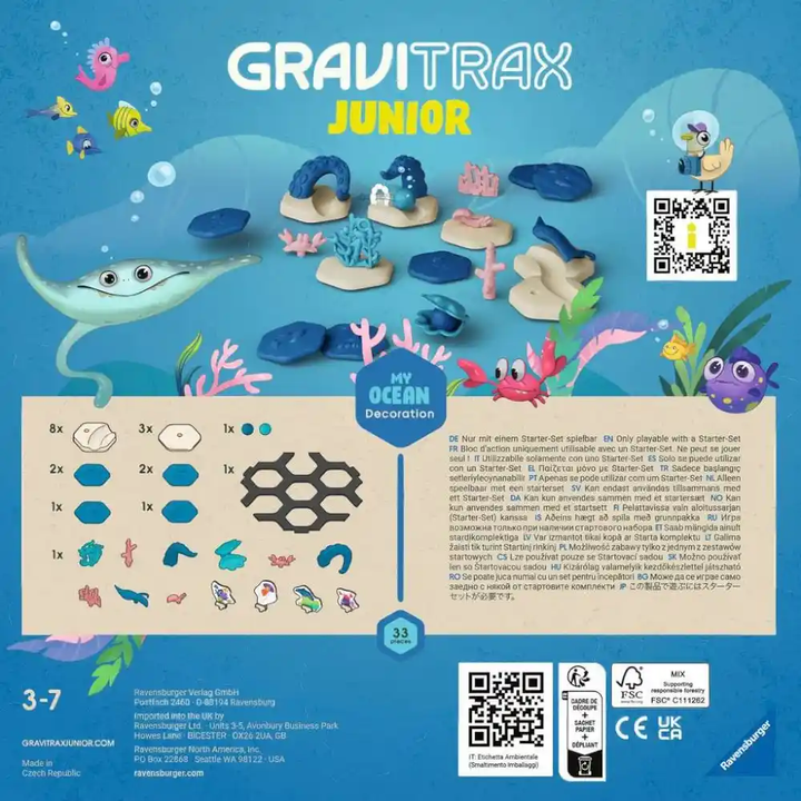 GraviTrax Junior: Extension Décoration Océan (ML)