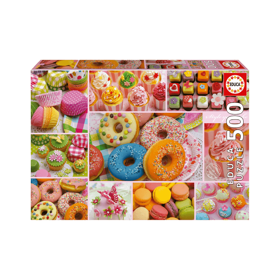 Collage douceurs de fête casse-tête Educa | Sweet Party Collage Puzzle