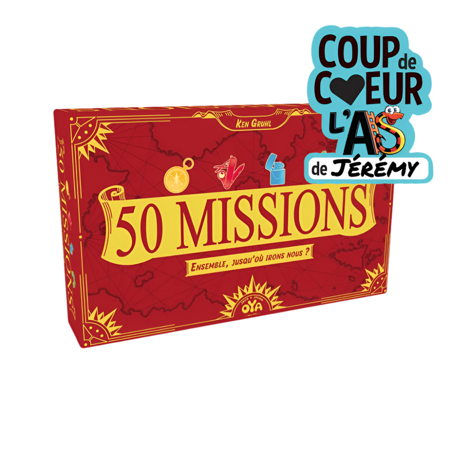 50 missions, jeu de cartes-L'As des jeux - Boutique de jeux de société