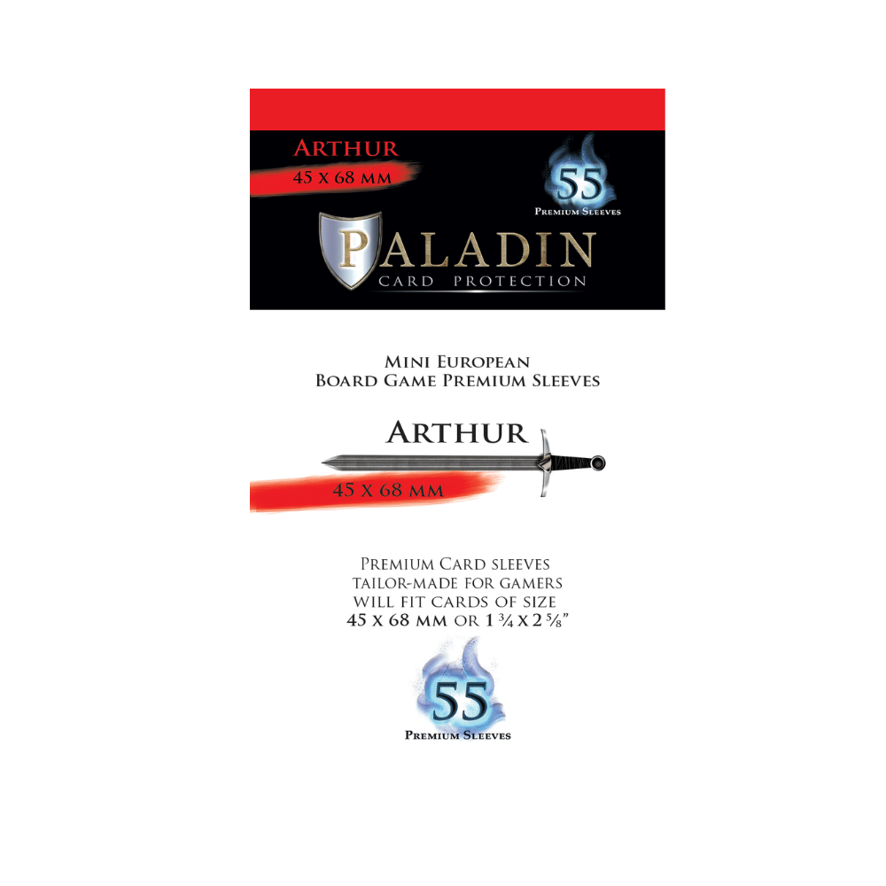 Paladin Sleeves - Arthur - 45 x 68mm (55)