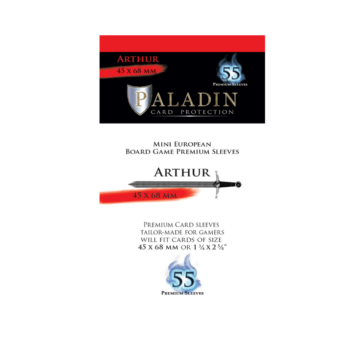 Paladin Sleeves - Arthur - 45 x 68mm (55)