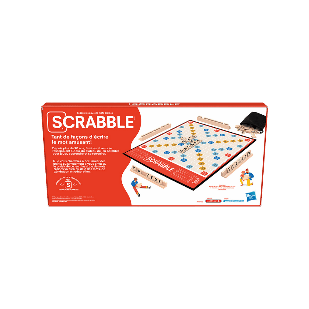 Scrabble, jeu de société familial - Achat en ligne à L'As des jeux