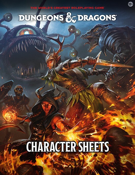 Dungeons & Dragons: 2024 Character Sheets buy online L'As des jeux 