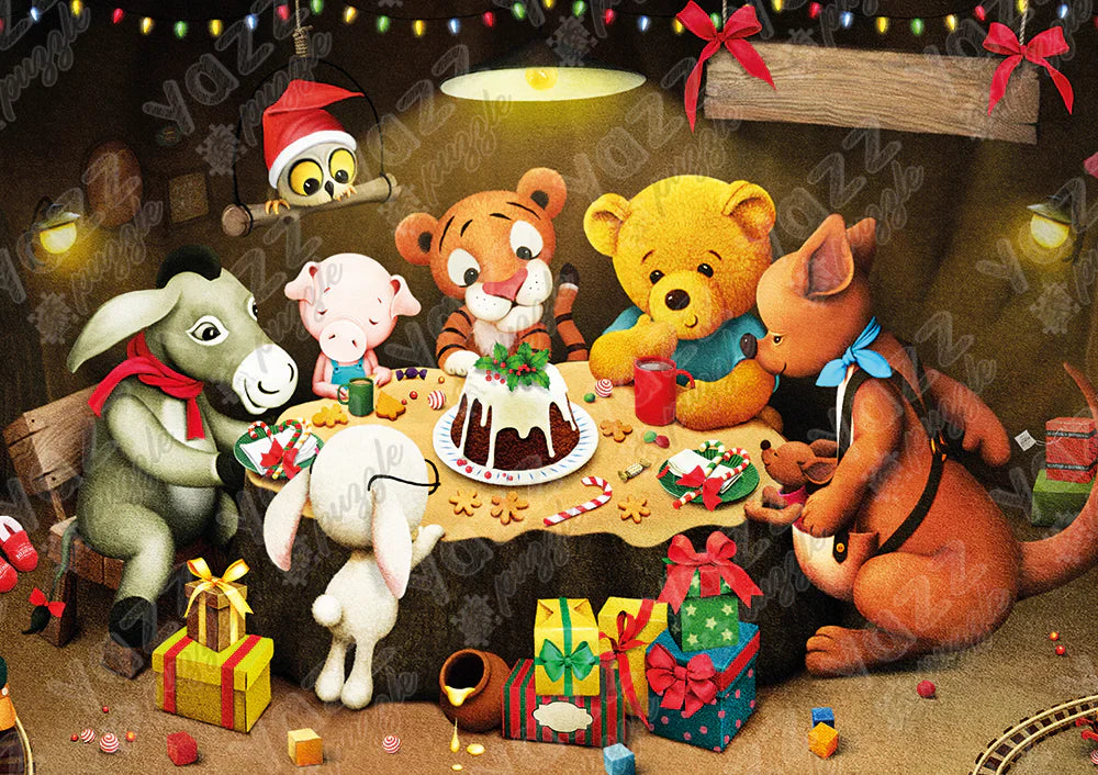 Puzzle Yazz Winnie Christmas 1000 pcs - Achat en ligne