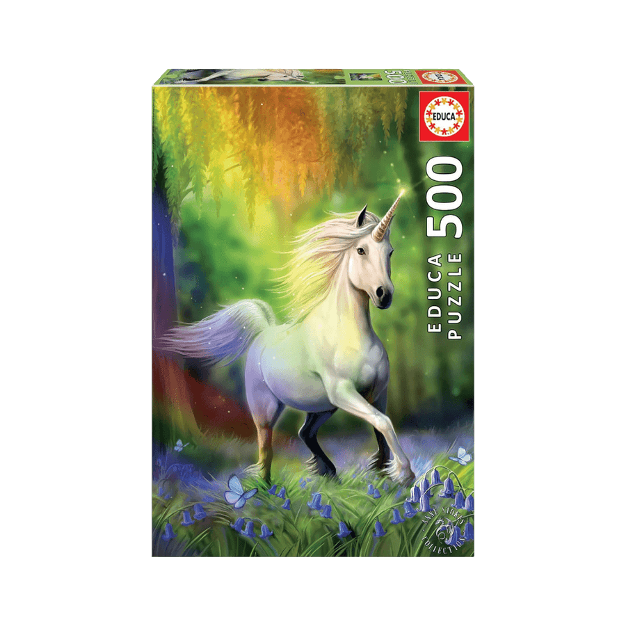 Licorne à la poursuite de l'arc-en-ciel | Chasing the rainbow Puzzle 