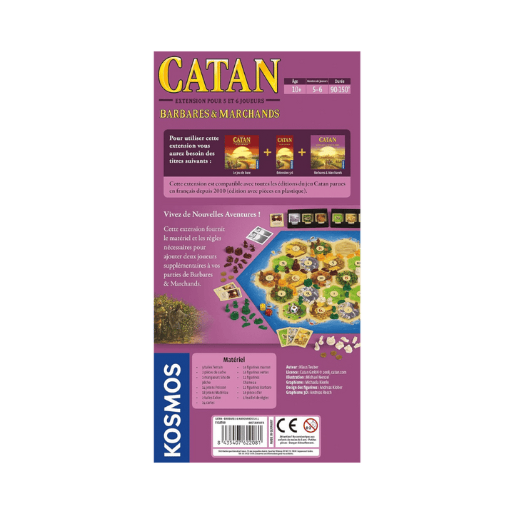 Catan: Ext. Barbares et marchands - 5/6 joueurs (FR)