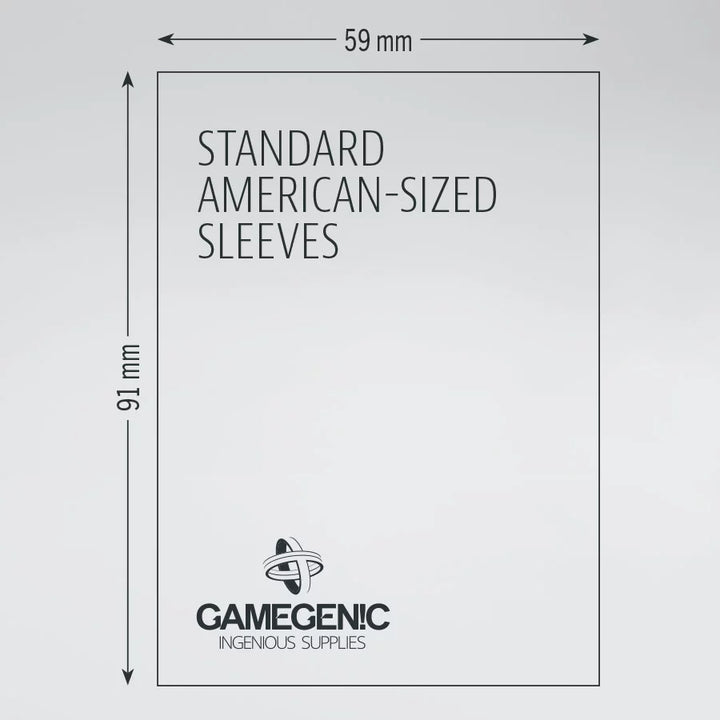 Gamegen!c Board Game Sleeves Matte Standard American - 59 x 91 mm (50)