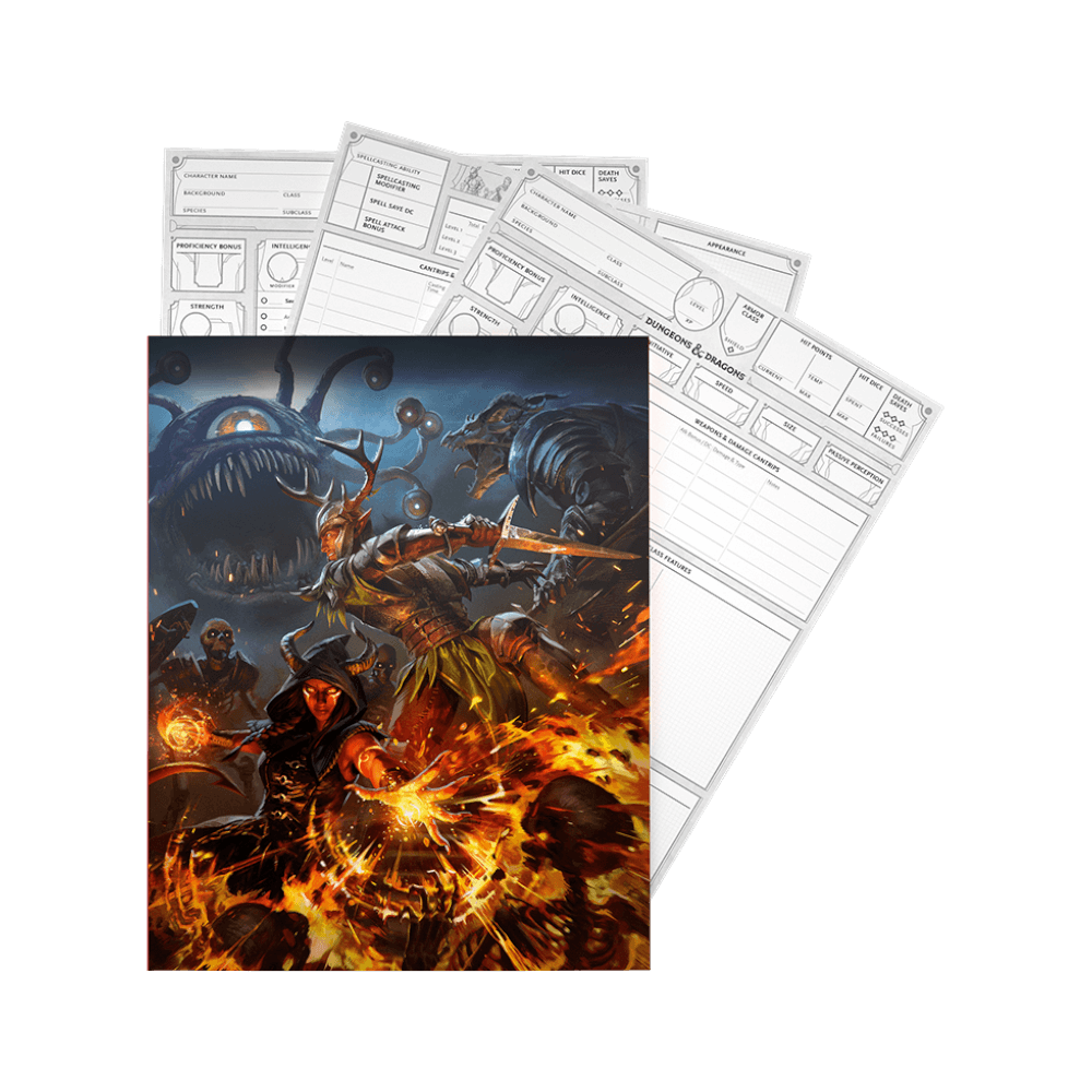 Dungeons & Dragons: 2024 Character Sheets buy online L'As des jeux 