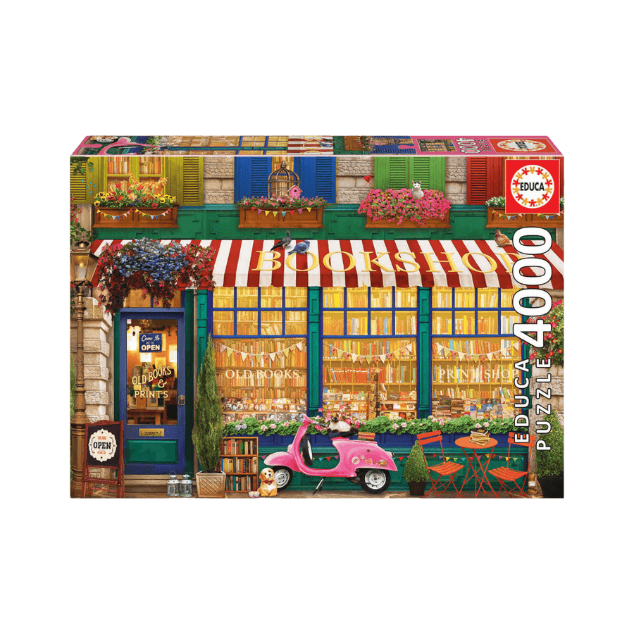 Librairie Vintage casse-tête Educa | Vintage Bookshop Educa Puzzle 