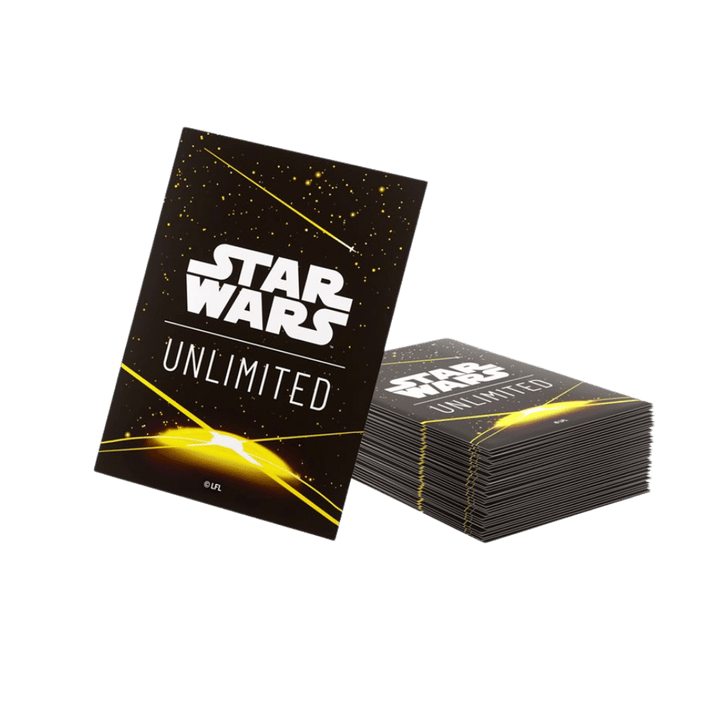 Star Wars: Unlimited - Art Sleeves: Card Back Yellow (60 + 1 clear sleeve)