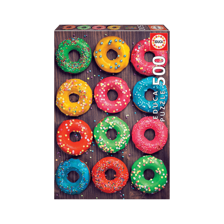 Beignes colorés casse-tête Educa | Colourful donuts Educa Puzzle