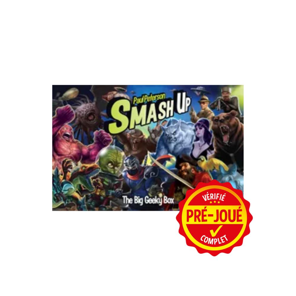 Smash up + 9 expansions [pré-joué] (FR)