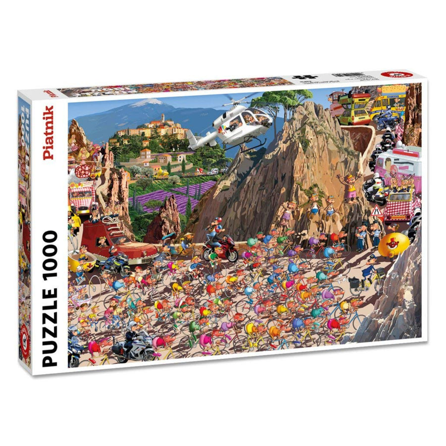 Puzzle Piatnik Course de velo par F. Ruyer 1000 pcs