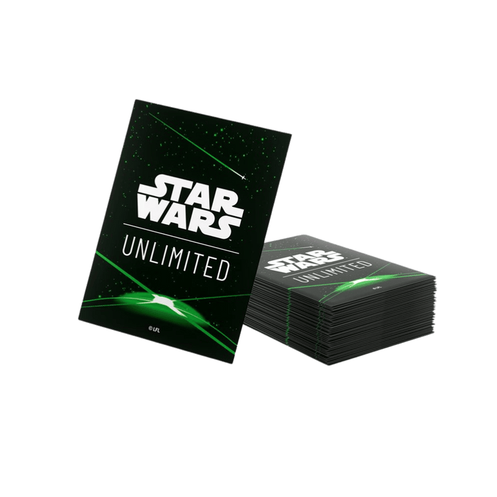 Star Wars: Unlimited - Art Sleeves: Card Back Green (60 + 1 clear sleeve)