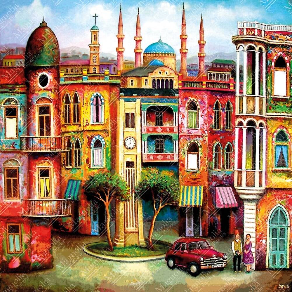 Tbilisi Square Magnolia Puzzles buy online | Casse-tête Magnolia