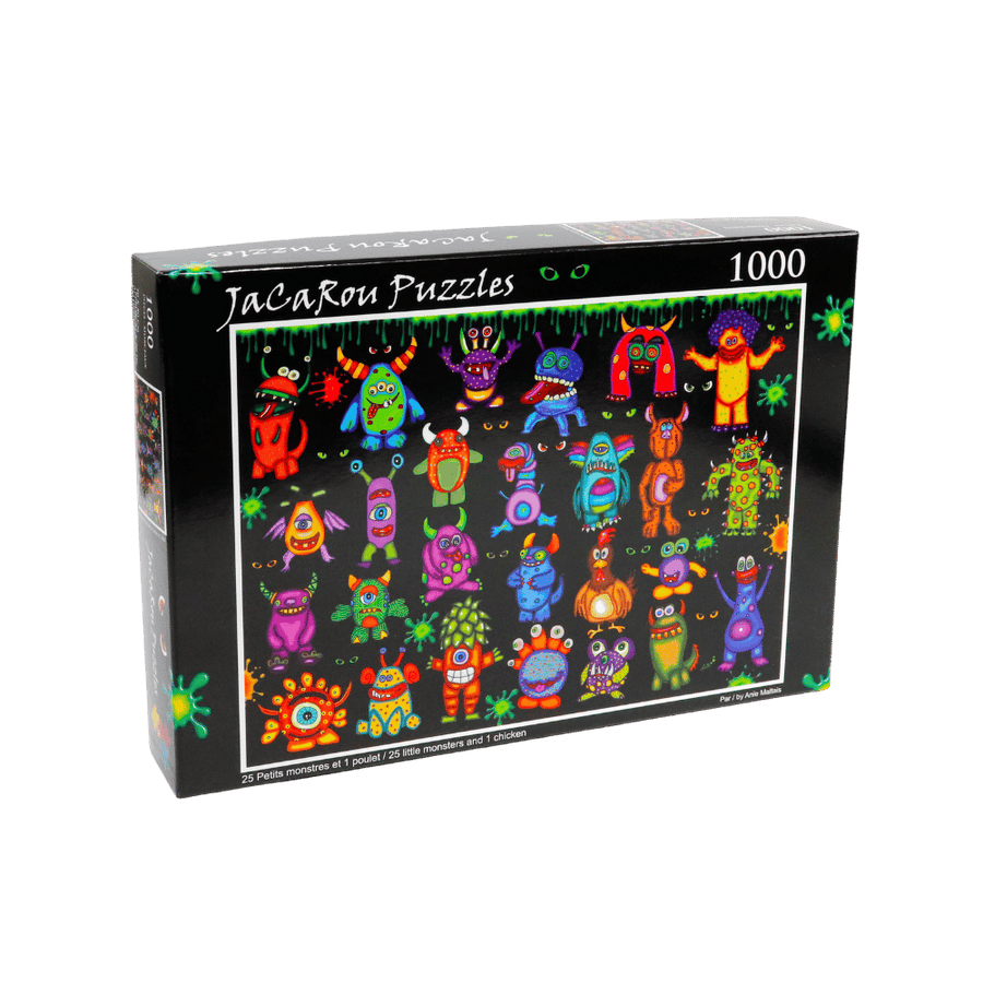 25 Petits Monstres … 25 Little Monsters … | Casse-tête JaCaRo puzzle