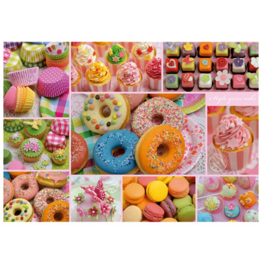 Collage douceurs de fête casse-tête Educa | Sweet Party Collage Puzzle