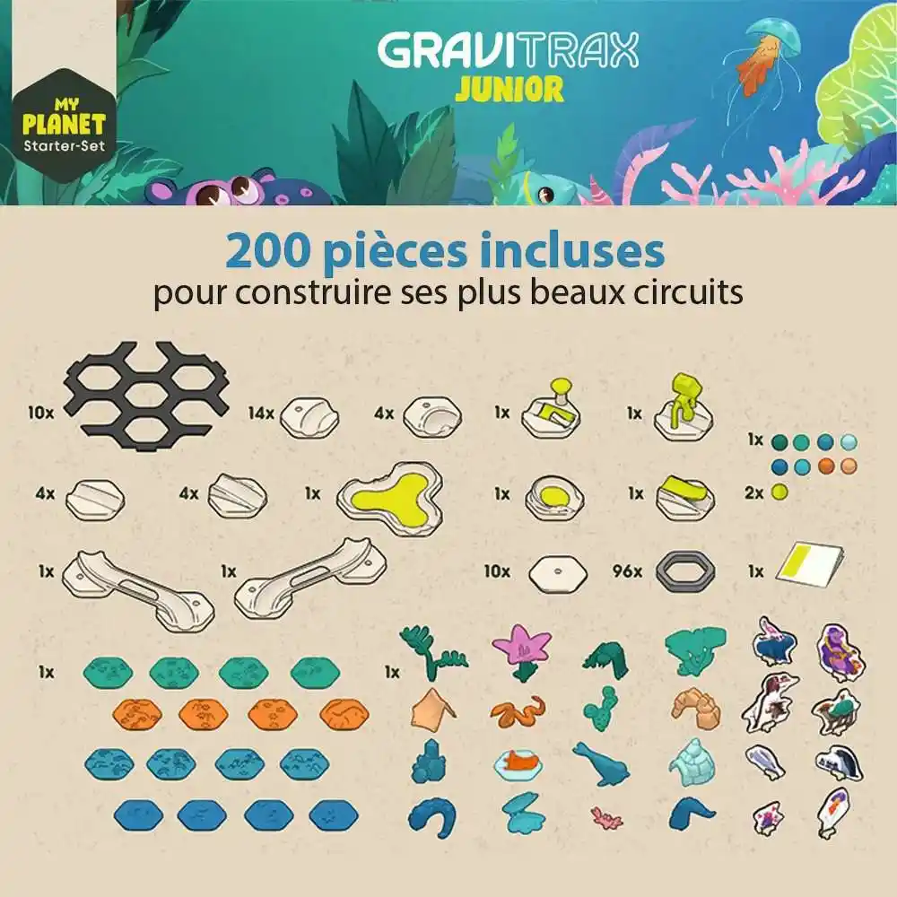 GraviTrax Junior: Kit de démarrage Ma Planète (ML)