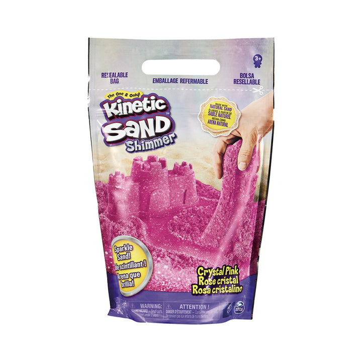 Kinetic Sand - Sac de sable Shimmer 2lbs Rose