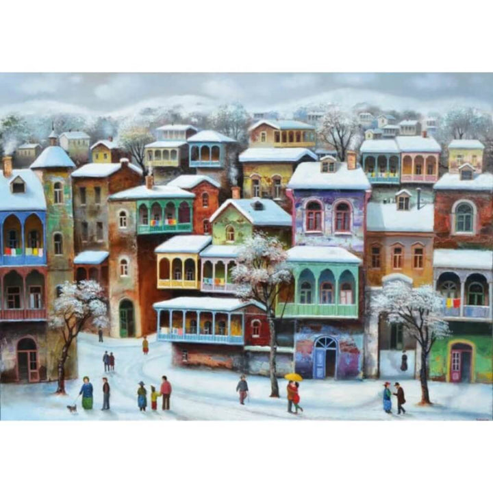 Snow in Old Tbilisi Magnolia Puzzles buy online | Casse-tête Magnolia