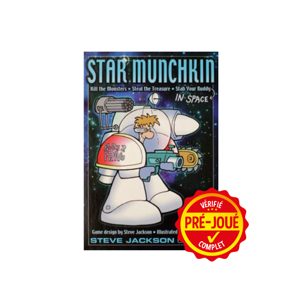 Star Munchkin + Ext 1 et 2 (pré-joué) (EN)