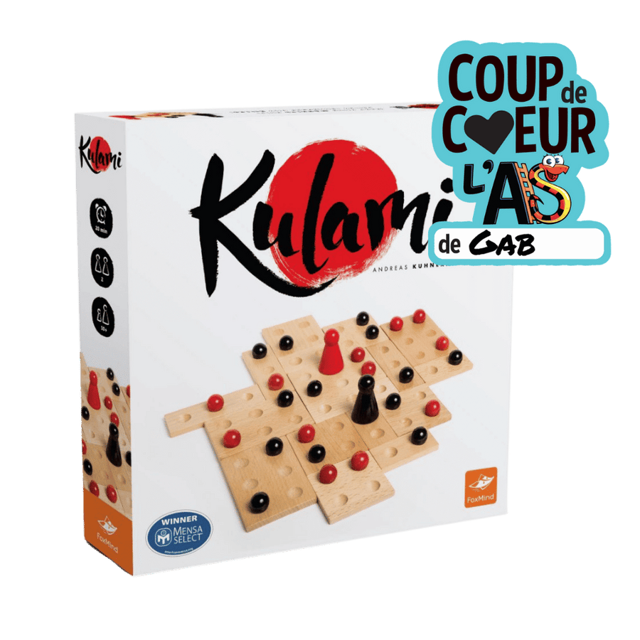 Kulami, jeu de société pour 2 joueurs - Achat en ligne à L'As des jeux