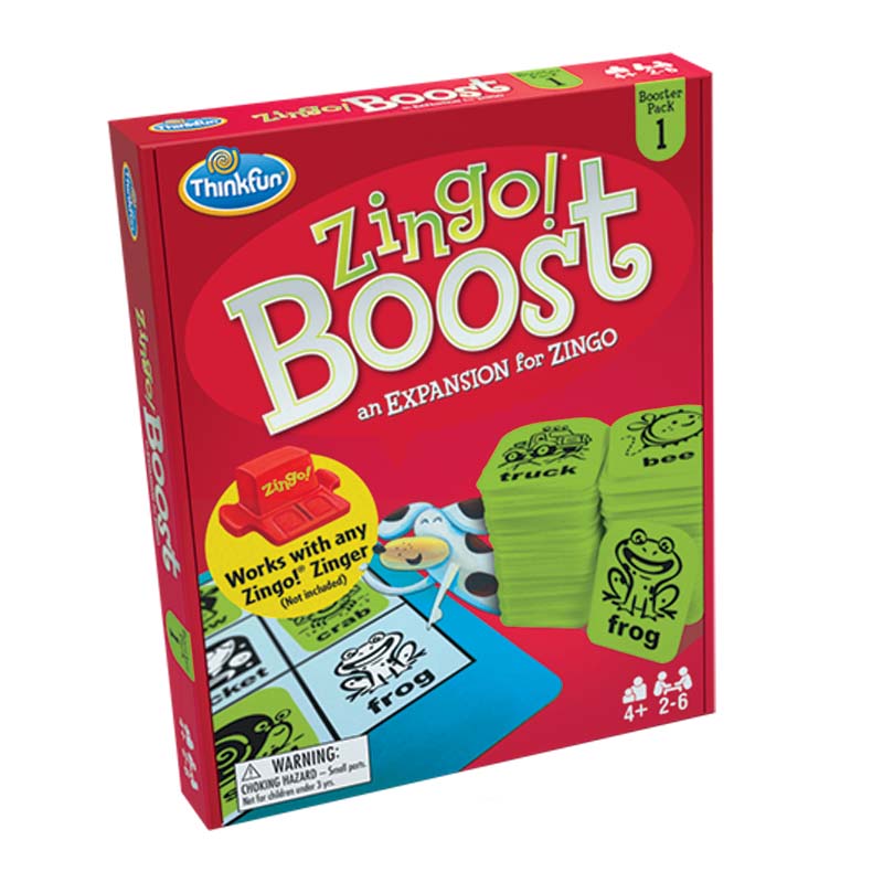 Zingo! Boost Pack 1, jeu de société enfants 4 ans - version anglaise