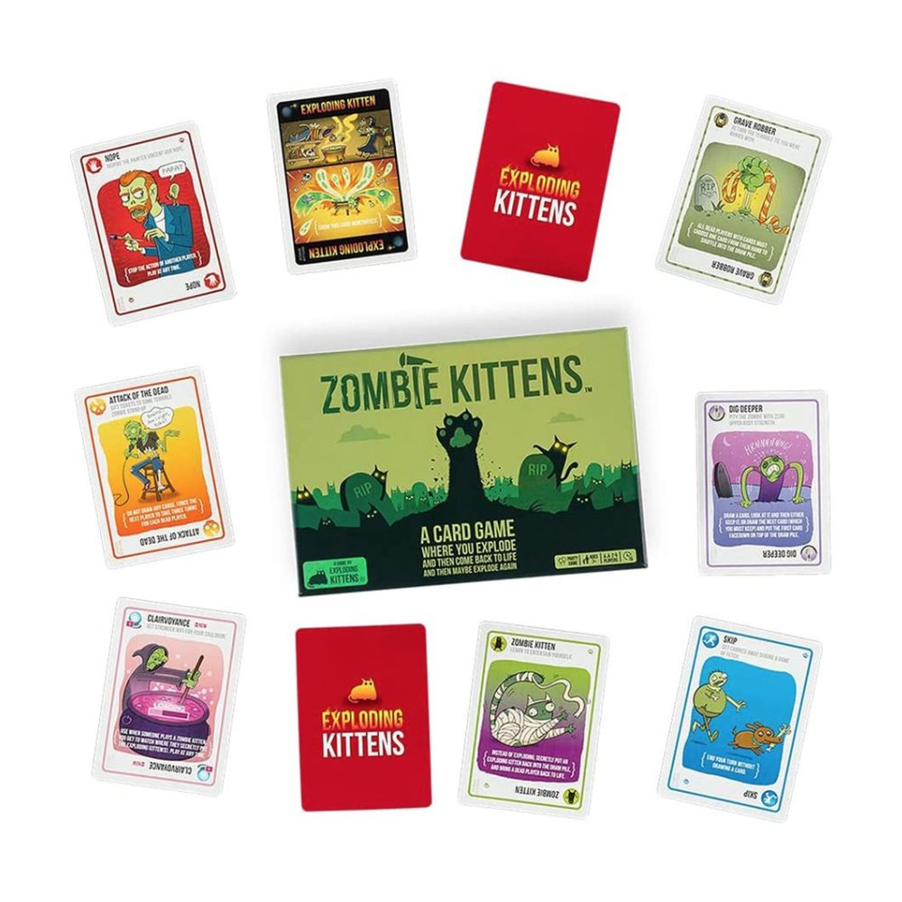 Zombie Kittens, jeu d’ambiance pour toute la famille | L'As des jeux