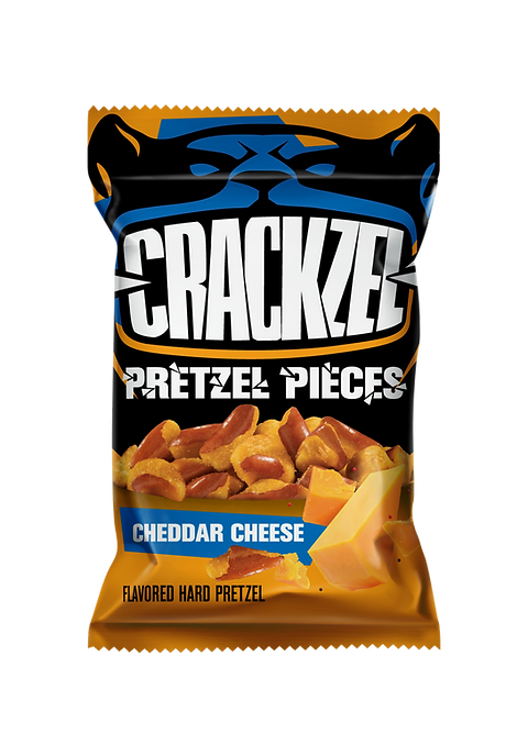 Crackzel - Pièces de bretzel - Cheddar (85 g)