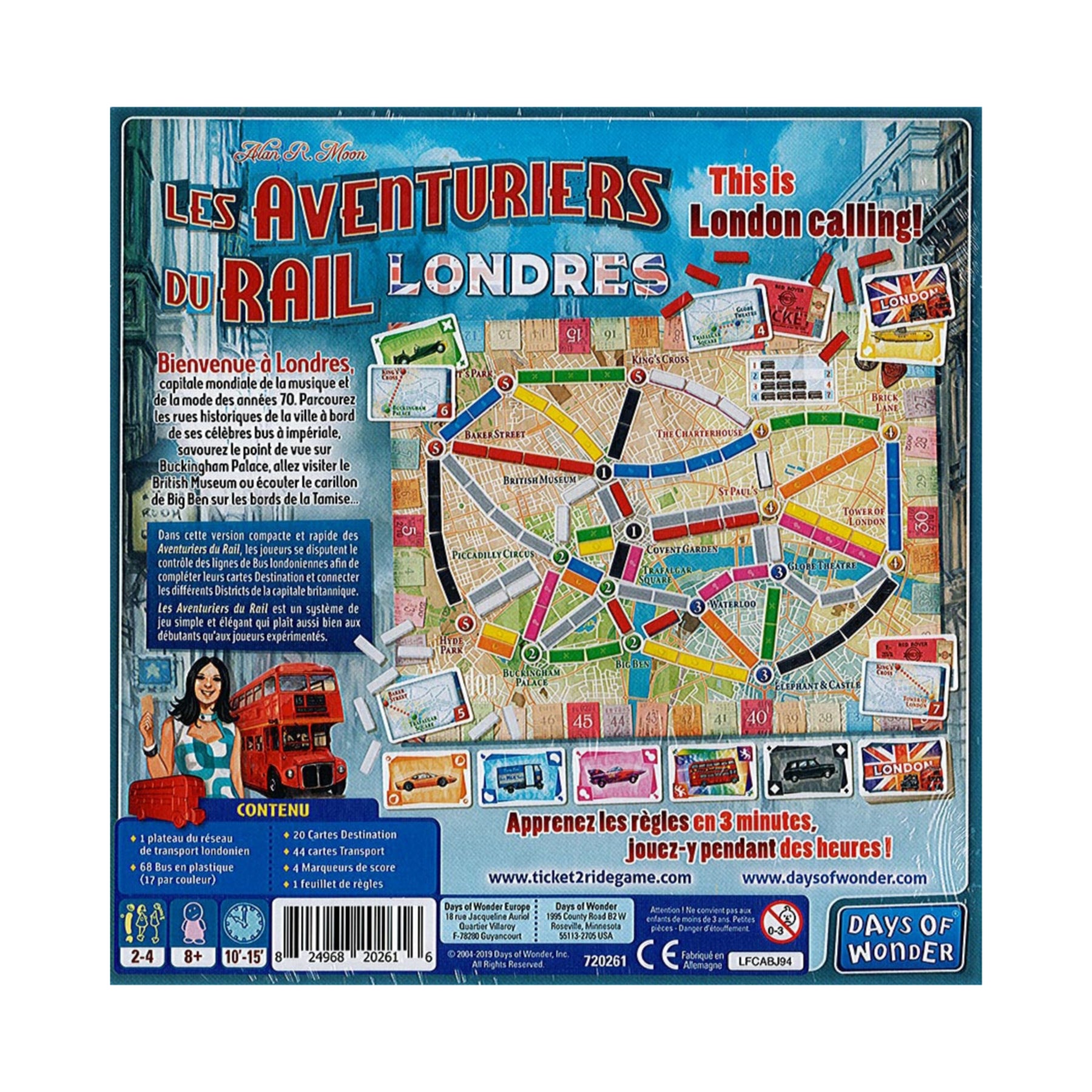 J2S] Les Aventuriers du Rail - Londres - Carnet des geekeries