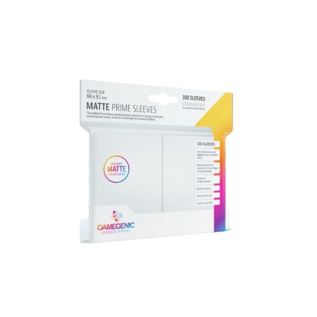 Sleeves: Matte Prime blanche 66mm x 91mm-Achat en ligne protège-cartes