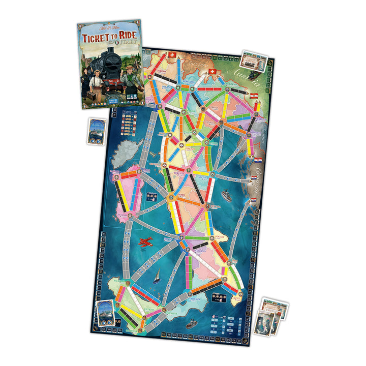 Ticket to Ride: Map #7 - Japan / Italy Map (ML)