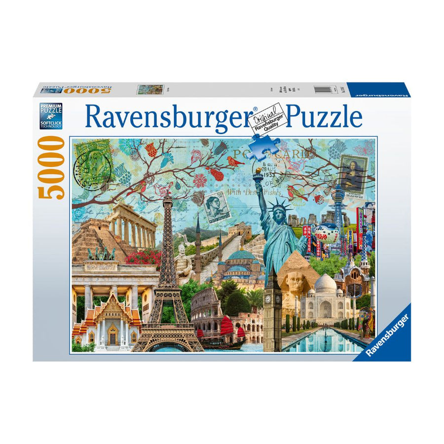 Puzzle Ravensburger 5000: Big City Collage casse-tête | Achat en ligne