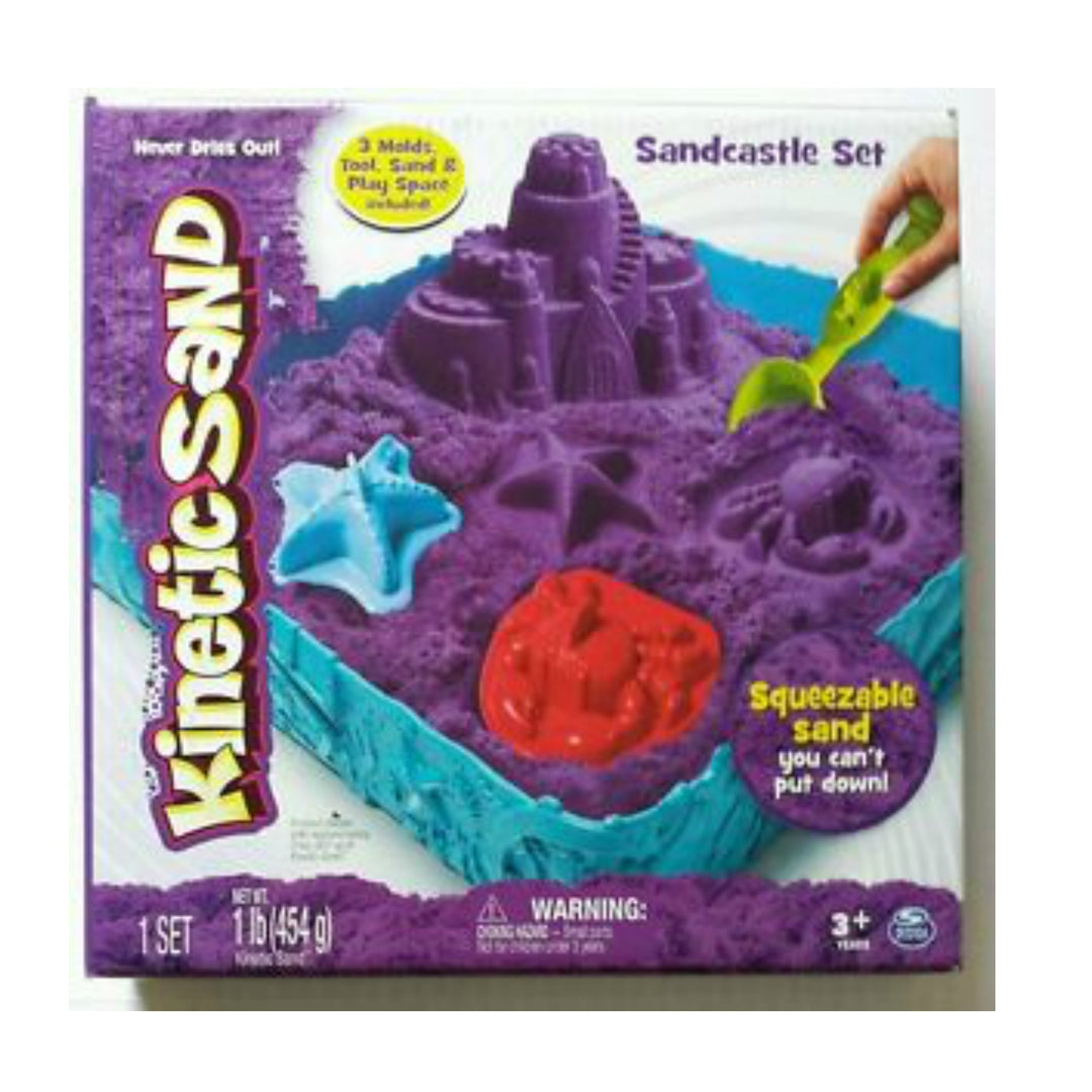 Kinetic Sand: Purple Sand Box and Molds