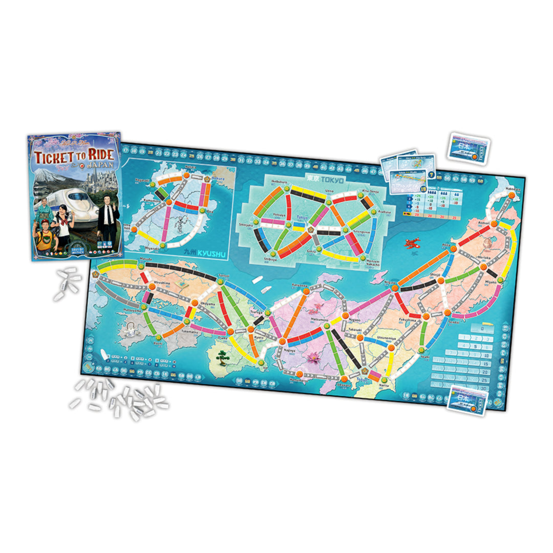 Ticket to Ride: Map #7 - Japan / Italy Map (ML)