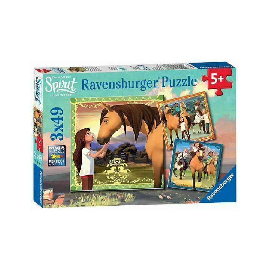 Puzzle pour enfants Ravensburger: Adventures on Horses