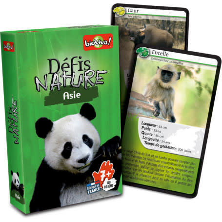 Défis Nature / Asie jeu de carte pour enfants Bioviva